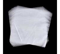 GOMAKERER 200 Pcs Transparent Water Soluble Stabilizer, Water Soluble Topping Film Wash Away Embroidery Stabilizer Dissolving Paper Water for Embroidery and Topping, 7.91x7.83Inch