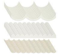 GOMAKERER 36 Pcs 3 Styles Unfinished Scalloped Decorative Wood Trim, Unfinished Wave Wood Decorative Trim Wood Molding Trims for Home Wall, Dollhouse, Shelf and Window Decor