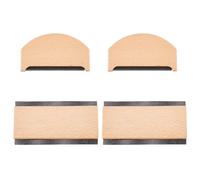 GOMAKERER 4 Pcs 2 Styles Sweater Cashmere Combs, Wool Combs Wood Pill Removers Clothing Wool Remover Knitwear Combs De Fuzzing Shaver for Scarves Wool Coats Pant Legs Knits and Woolens