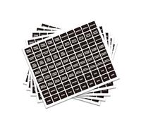 GOMAKERER 400 Pcs Decal Sticker Label Sheet, Marine Boat Rocker Toggle Switch Panel Sticker Caravan Marines Boat Labels for Caravan Marine Boat Dash Board Instrument Rocker Switch, Black