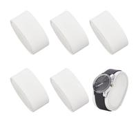 GOMAKERER 5 Pcs White PU Leather Watch Display Pillows, Watch Pillow Replacement Winder for Watch Cases Storage, Jewelry Box Display Case Organizer