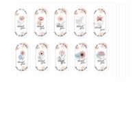 GOMAKERER 500 Pcs Thank You Stickers, Have A Nice Day Packaging Sealing Labels Self Adhesive Envelope Seal Stickers for Wedding Bridal Baby Shower Party Gift Wrapping Supply