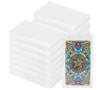 GOMAKERER 600 Pcs Tarot Card Sleeves, 4.84 x 2.83 Inch Clear PVC-Free Card Protectors Waterproof Plastic Board Game Sleeves for Standard Tarot Decks, Game Cards