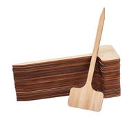 GOMAKERER 80 Pcs Plant Labels, 7 Inch Tall Bamboo Plant Labels Garden Plants Name Tag Markers for Seed Potted Herbs Flowers Vegetables Indoor Outdoor Use