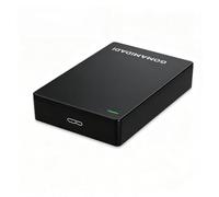 GOMAMIDADI 2.5-Inch Dual-Bay Hard Drive Enclosure - USB 3.0 to SATA for HDD/SSD, Tool-Free Installation, Aluminum & Plastic Design, Up to 4TB & 6Gbps