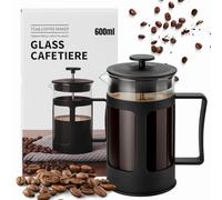 GOMARKET 600ml Cafetiere 3-4 Cups | Medium French Press Coffee Maker & Coffee Press for Ground Coffee | Coffee Cafetiere, Coffee Plunger & Tea Maker | Large 4 Cup Cafetiere Coffee Pot (600ml)