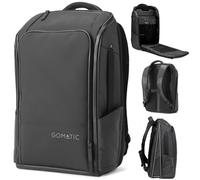 Gomatic Everyday Backpack 20L Laptop Backpack for Men | Expandable, Water Resistant Work & Travel Rucksack | 16” Laptop Compartment | Smart, Organised, Business Rucksack for Commuting | Black