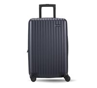 Gomatic Method Carry On Suitcase - Hard Shell Polycarbonate Cabin Suitcase, Lightweight 56x35x23 Hand Luggage with 360° Silent Wheels, TSA Lock, Compression Panel - 39-47L, Navy