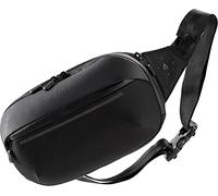 Gomatic RS Navigator Sling Bag - 1L Waist Bum Bag, Small Shoulder Cross-body Bag, Essentials Carry Chest Bag with RFID Card Holder, Anti Theft Tech Organization Pockets, EDC Pouch Gift for Men & Women