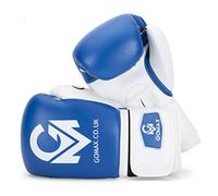 GoMax Leather Boxing Glove 6,8,10,12,14,16 oz Boxing Glove for Training Punching Sparring Punching Boxing Bag Gloves Mitts Muay Thai Kickboxing MMA Martial Arts Workout Gloves