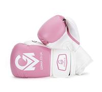 GoMax Leather Boxing Glove 6,8,10,12,14,16 oz Boxing Glove for Training Punching Sparring Punching Boxing Bag Gloves Mitts Muay Thai Kickboxing MMA Martial Arts Workout Gloves
