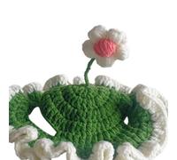 Gombado For Dogs Knitted - Cute Knitted Hats For Pets | Cat Costume Cat Design Dog Flower Hat Flower Cat Hat Small Flowers Medium Dogs Flowers