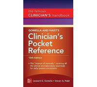 Gomella and Haist's Clinician's Pocket Reference, 12th Edition (A & L LANGE SERIES)