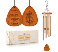 GoMelley Christian Gifts for Women Men, Bible Verse Wind Chimes for Garden Decor, Baptism Gift, Bible Catholic Gift, Easter Religious Inspirational Spiritual Gifts for Women Men Mum Friend