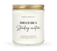 GoMelley Musical Theatre Gifts, Standing Ovation Candle, Lavender