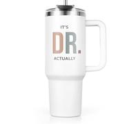 GoMelley PhD Graduation Gifts Tumbler 40oz, Congratulations Doctor Gifts for Men Women, Phd Gifts for Women Men Her, Doctoral Degree Doctorate Doctor Graduation Gift for Future Doctors, Dr Actually