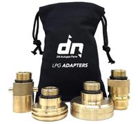 Gomet LPG GPL Autogas Tank Refill Adapters Set 21.8mm for All Europe ACME DISH EURONOZZLE BAYONET with Bag