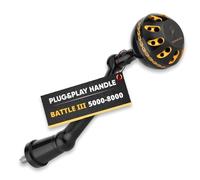 Gomexus Power Handle Compatible for Penn Battle III & IV Spinning Fishing Reel Replacement Handle (Make Sure Your Reel's Size & Please Note The First Picture)