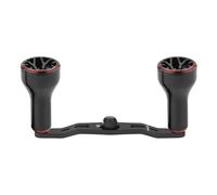 GOMEXUS Power Handle Compatible for Shimano SLX Tranx Curado Daiwa Tatula Zillion Steez Abu Garcia 13 Fishing Baitcasting Reel Replacement Parts Bass Fishing (Black Red, 7x4mm Hole/105mm Length)