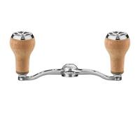 GOMEXUS Power Handle for Shimano Daiwa Abu, Aluminum/Cork Reel Crank