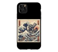 Gomi Kaiju Raccoon Trash Panda Great Wave Case for iPhone 11 Pro Max