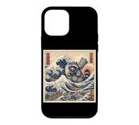 Gomi Kaiju Raccoon Trash Panda Great Wave Case for iPhone 12 mini