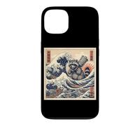Gomi Kaiju Raccoon Trash Panda Great Wave Case for iPhone 13
