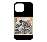 Gomi Kaiju Raccoon Trash Panda Great Wave Case for iPhone 16 Pro Max
