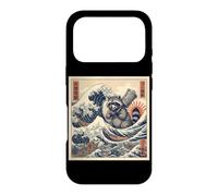 Gomi Kaiju Raccoon Trash Panda Great Wave Case for iPhone 17 Pro