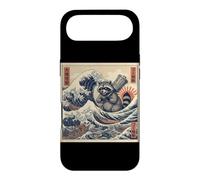 Gomi Kaiju Raccoon Trash Panda Great Wave Case for iPhone Air