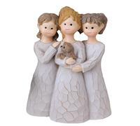 Gomice 3 Sisters Figurine - Resin Friend Sculpture - Sister Figurine for Best Friend Women Modern Desktop Ornament for Living Room Entrance Cabinet Bedroom Home Decor, 3 Sisters