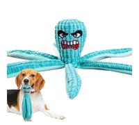 Gomice Dog Squeaky Toy,Plush Octopus Squeaky Toy | Cute Animal for Small Medium Large Dogs, Puppy Chewing Tool for Boredom and Calming Aid