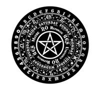 Gomice Pendulum Mat,Rubber Metaphysical Pendulum Charts | Witch Pendulum Board, Seance Decor, Holy Spirit Board, Witch Kits, Witch, Discover Paranormal Secrets