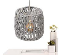 Gomice Rattan Lamp Shade - Rattan Pendant Light Shade | Paper Rope Woven Pendant Lamp Shade | Environmentally Friendly Light for Table Lamp, Wall Lamp, Floor Lamp, Chandelier