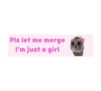 Gomice Sad Hamster Sticker, 10 New Driver Sticker,Funny Car Body Driver Decals, Truck Window Waterproof Auto Stickers for