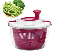Gomice Salad Spinner with Drain, Bowl, and Colander - Vegetable Colander | Quick and Easy Dryer Spinner, Multi-Use Fruit Washer for Crisp, Clean Salad and Produce