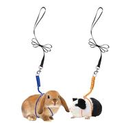 GOMICRAFT Handmade Figure 8 Harness and Leash for Ferrets/Bearded Dragons/Guinea Pigs/Rats/Chinchillas/Reptiles/Birds/Squirrels/Small Animals