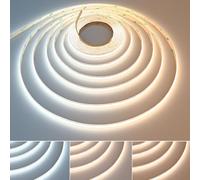 GOMING 24V 10M 3Pin 8mm Width CCT COB LED Strip Lights 2700-6500K CRI 93+