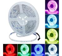 GOMING 24V 10M RGB LED Strip Light 1200LEDs 120W Flexible SMD3535 High Brightness No-Waterproof IP20 LED Tape Lights for Living Room Bedroom Home Decoration(Controller and Power Supply Not Included)