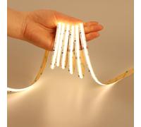 GOMING 24V 10M WS2811 IC COB LED Strip Lights Warm White 3000K Addressable Running Water Effects 360LED/M CRI 93+ IP20 Not Waterproof LED Tape Lights for Home Decor(No Adapter and Controller)