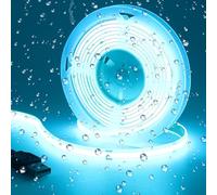 GOMING DC 5V USB COB LED Strip Light Ice Blue IP65 Waterproof USB Powered 6.6ft/2M 640LEDs Flexible LED Tape Lights