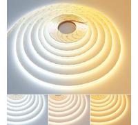 GOMING Linear Spotlight 24V CCT Tunable White COB LED Strip 2700-6500K 10M 624LEDs/M CRI 93+ High Brightness No-Waterproof LED Tape Lights for Home Decoration(Controller and Power Supply Not Included)