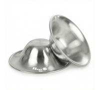 GoMommy The Original Silver Nursing Cups, Nipple Shields for Nursing Newborn, Nipple Protector for Breastfeeding, Nipple Covers Breastfeeding, No Need Nipple Cream, Newborn Essentials Must Haves, XL