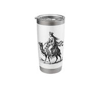 Gomory The Camel Riding Desert Duchess Stainless Steel Insulated Tumbler