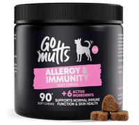GOMUTTS Allergy & Immunity Soft Chews for Dogs, 90 Dog Allergy Relief Immune Chews, Dog Supplements for Itchy Skin, Enriched with 6 Active Ingredients, Daily Immune Support for Dogs with Sensitivities