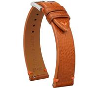 Gomvadr Quick Release Leather Strap, Oil Wax Leather Watch Straps, Italian Calfskin Watch Straps Replacement Strap for Men Women 16 18 19 20 21 22 mm, 19mm, Leather, No gemstone