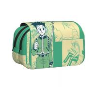 GON·Freecss Pencil Case Anime Character Printed Pencil Case Large Capacity Pen Bag GON·Freecss Stationery Bag for Student School Gifts