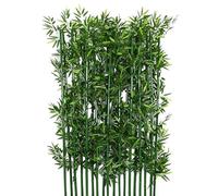 GONCBKVN Artificial Bamboo Plants, Faux Bamboo Fake Plant Tree with Leaves, Room Divider Privacy Screen Fence, for Garden Patio Indoor Outdoor Decor(80 Bamboos,100cm/39.4in)