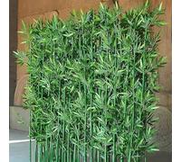 GONCBKVN Large Artificial Bamboo Plants Trees for Indoor Outdoor, Privacy Wall Divider Fence, DIY Decor Screen, Patio Artificial Bamboo Plant(90 Bamboos,180cm/70.9in)