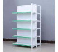 Gondola Display Shelving for markets & Retail Stores 100x160cm with Price Tag Bar Versatile Mini Market Shelf Unit Productfor Enhanced Visibili